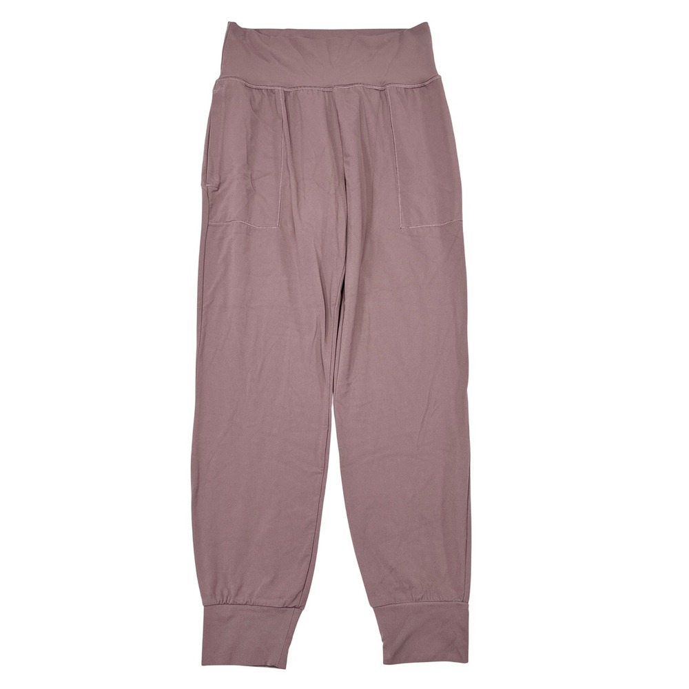Athleta Salutation Jogger Pants Women Size Small Dusty Pink Athleisure High Rise